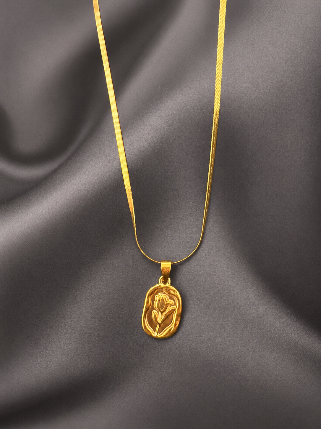 Eternal Rose Gold Pendant Necklace