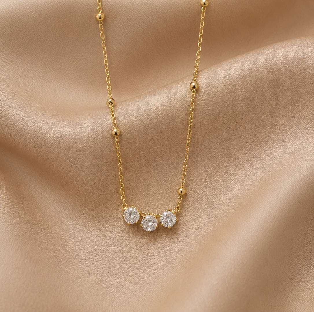 Trinity Spark Necklace