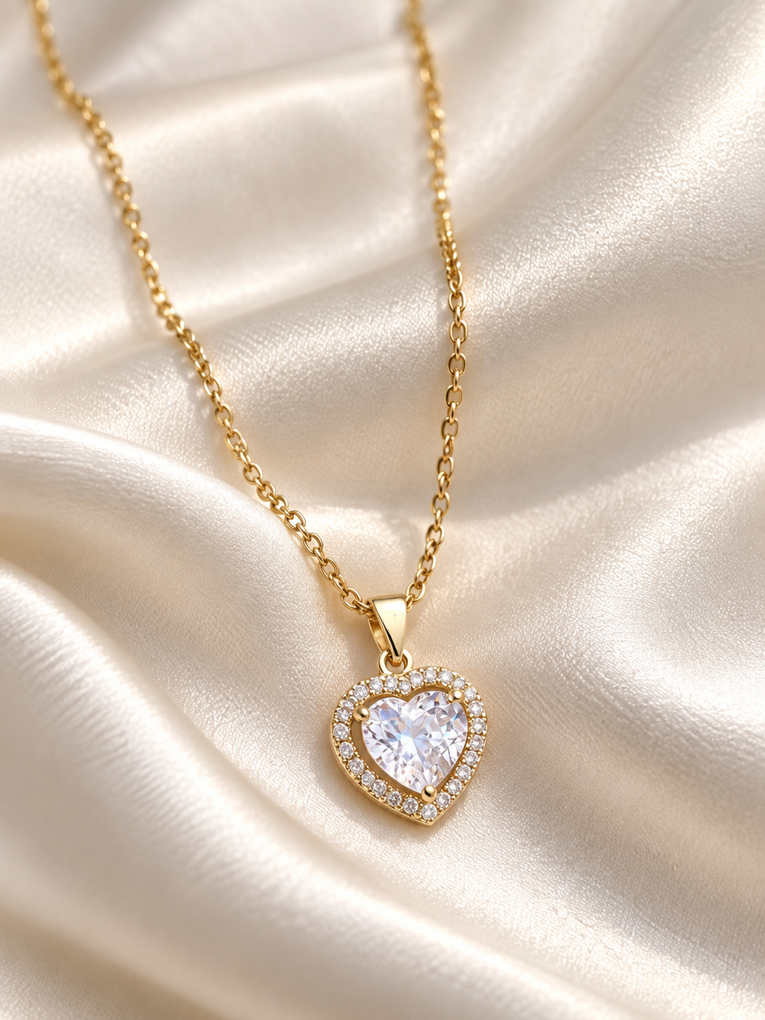 Heart stone Necklace